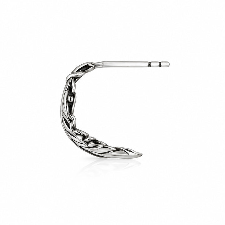INTELLECTUAL FEATHER STUD PIERCE(片耳用) / XE-001
