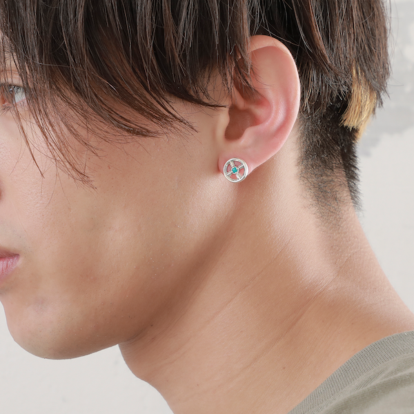INTELLECTUAL FEATHER MEDISON WHEEL PIERCE(片耳用)