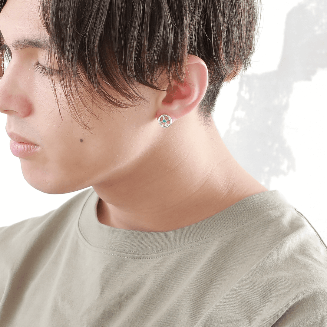 INTELLECTUAL FEATHER MEDISON WHEEL PIERCE (for one ear) / XE-006