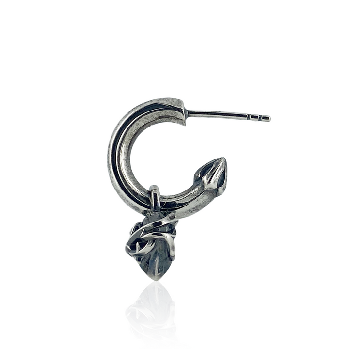 THORN HEART DROP PIERCE(片耳用) / XE-009