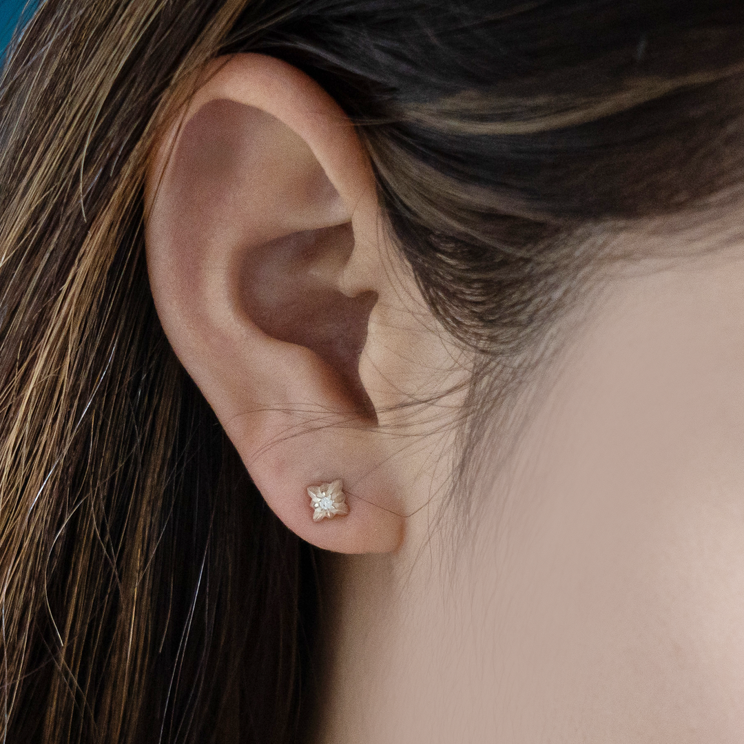 TRIPLE X STUDS STONE PIERCE(片耳用) / XE-014