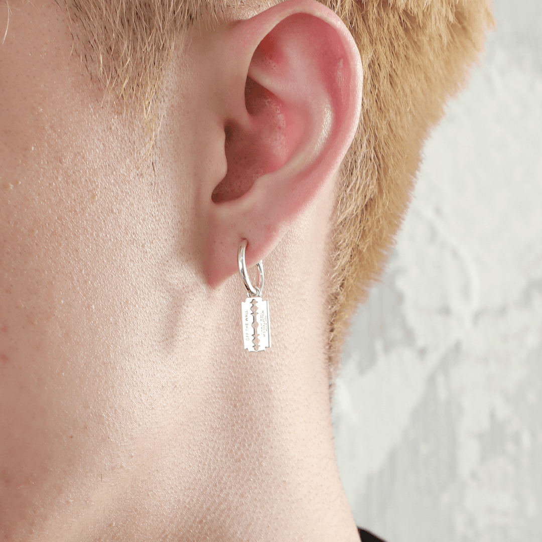 OFF THE WALL RAZOR HOOP POST PIERCE(片耳用) / XE-023