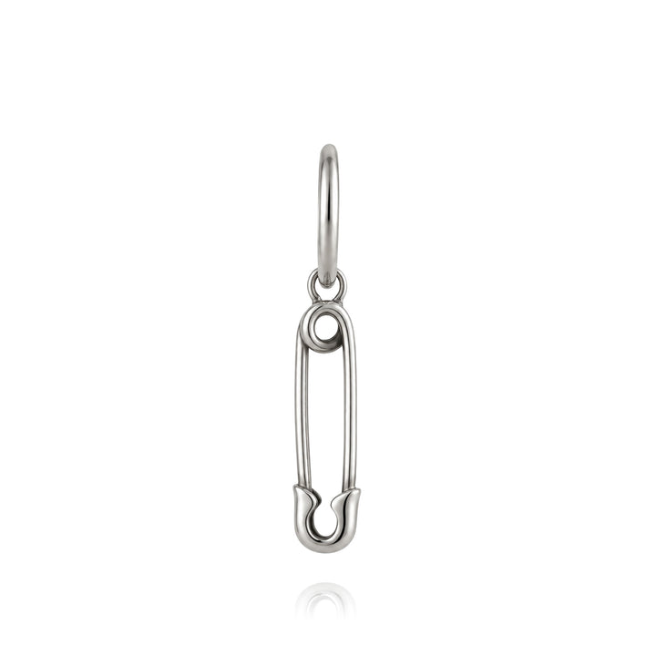 OFF THE WALL NEVER HURT YOU SAFETY PIN HOOP PIERCE(片耳用) / XE-025