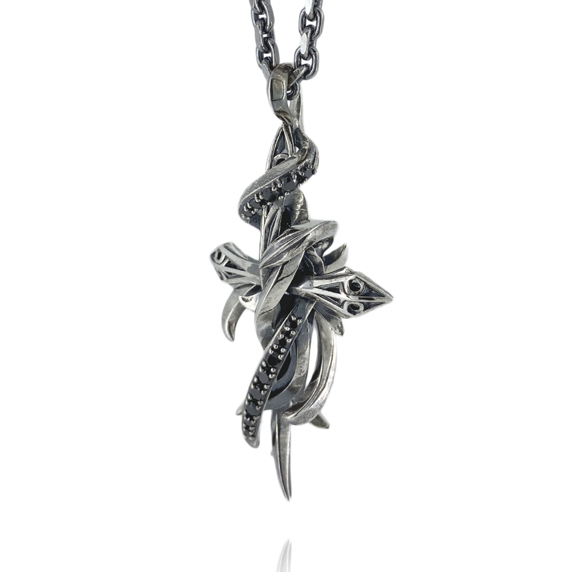 TENTACLES CROSS PENDANT L MELEE / XP-001 – BLESS