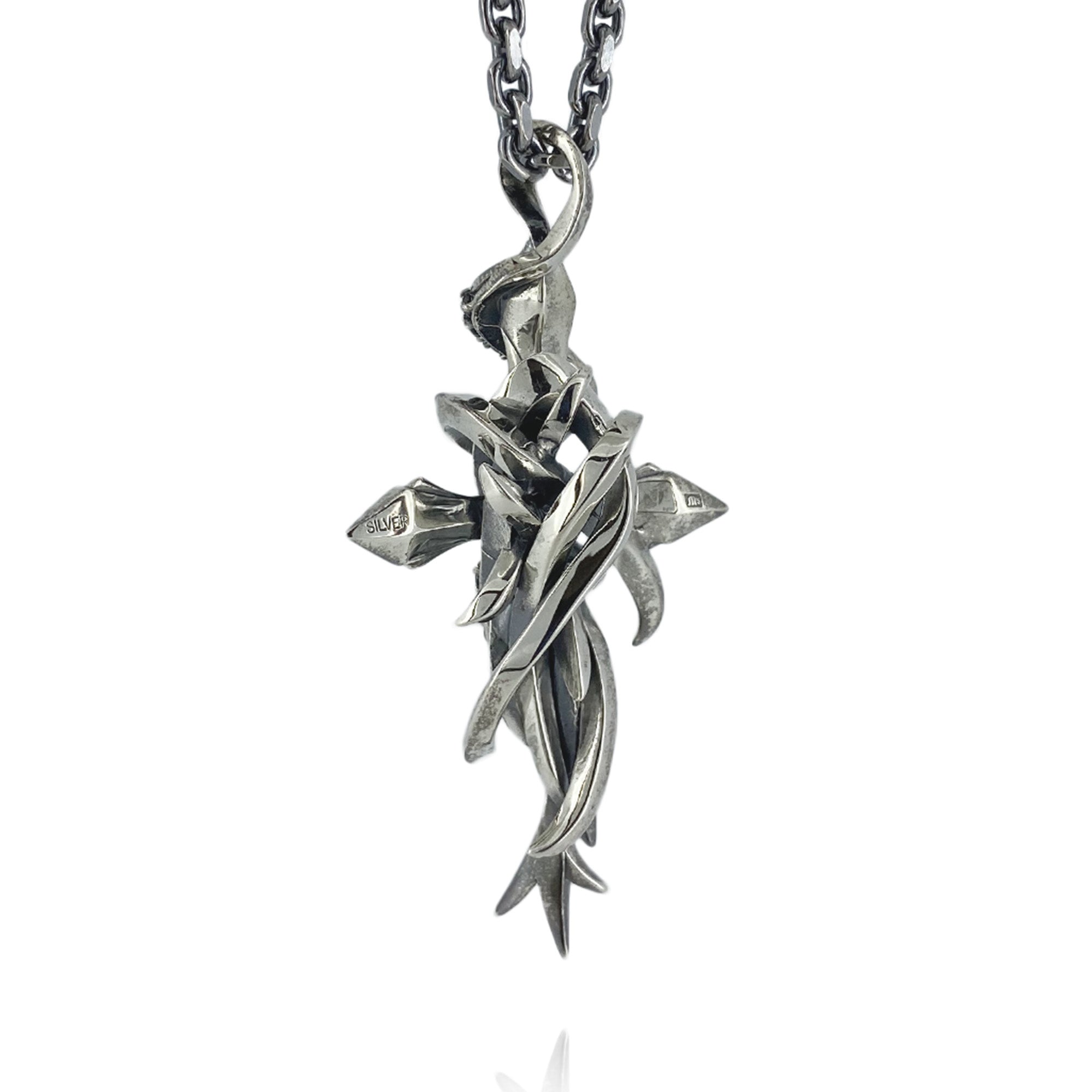 放った念を返す一つだけの馬天珠オルゴブレス TENTACLES CROSS PENDANT L MELEE / XP-001 – BLESS