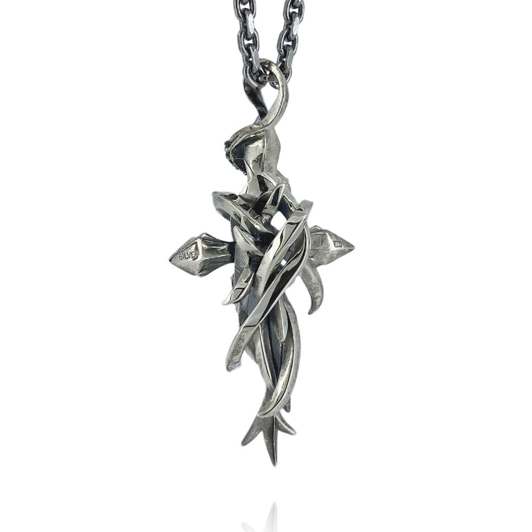 TENTACLES CROSS PENDANT L MELEE / XP-001