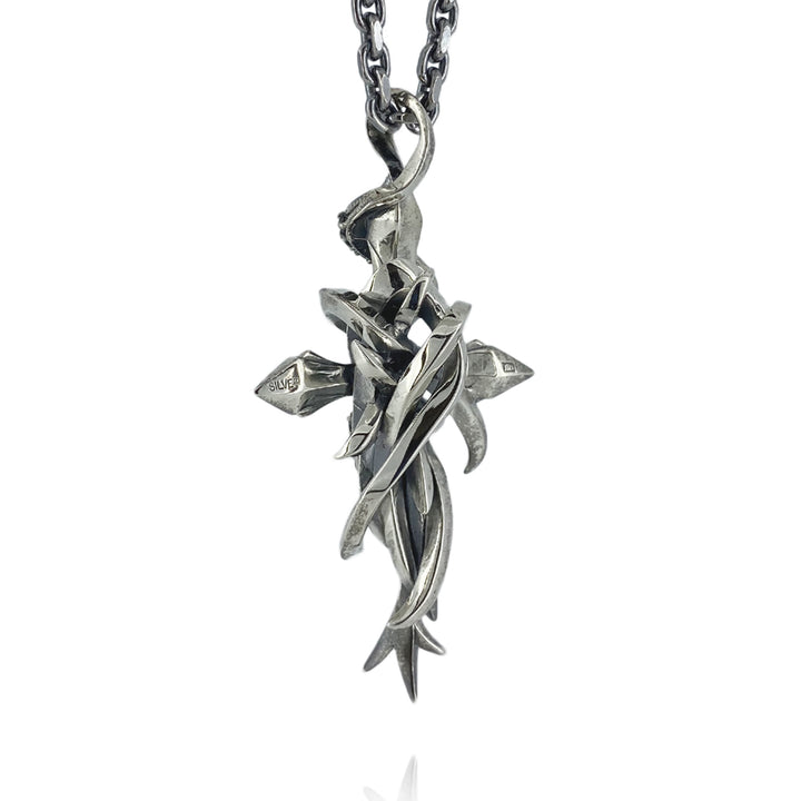 TENTACLES CROSS PENDANT L MELEE / XP-001