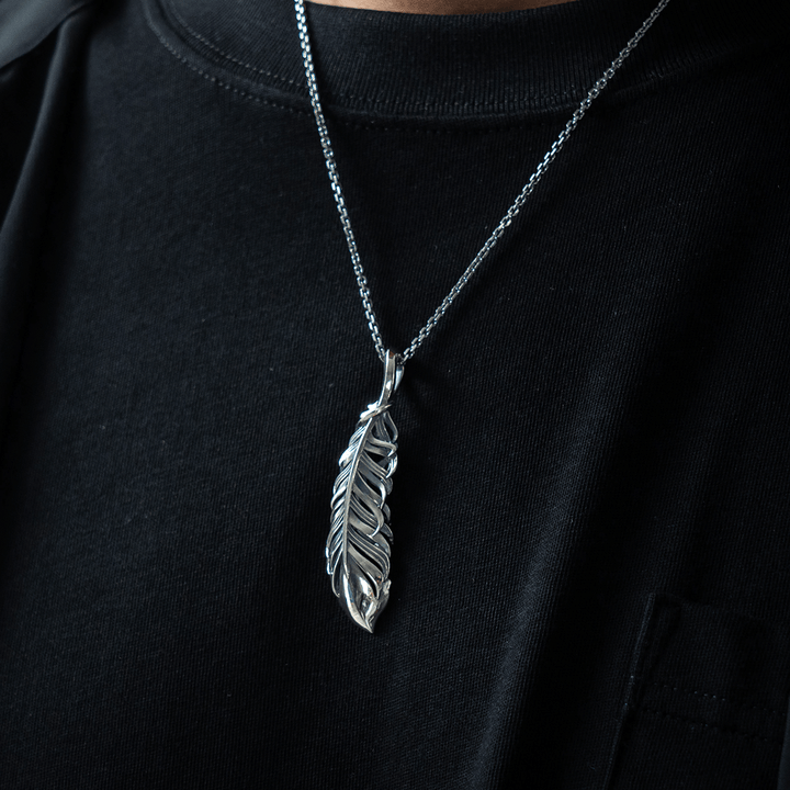 INTELLECTUAL FEATHER PENDANT L/XP-007