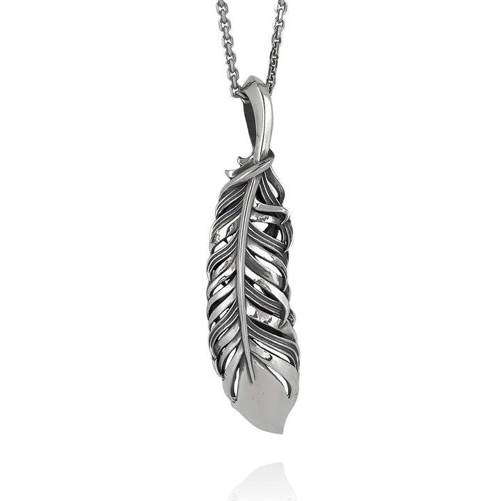 INTELLECTUAL FEATHER PENDANT L / XP-007