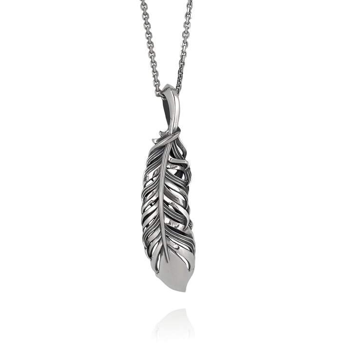 INTELLECTUAL FEATHER PENDANT L/XP-007