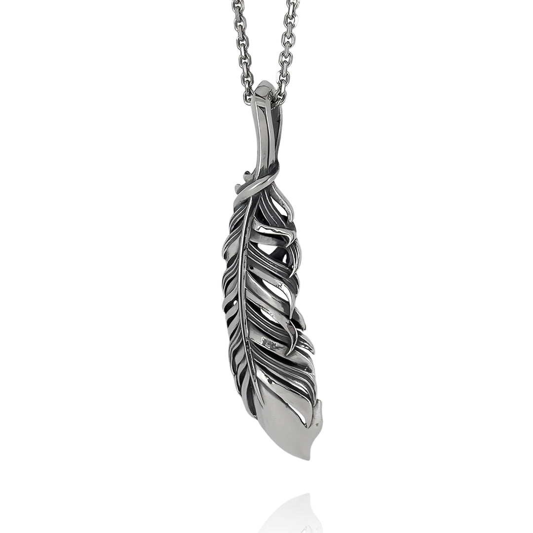 INTELLECTUAL FEATHER PENDANT L / XP-007
