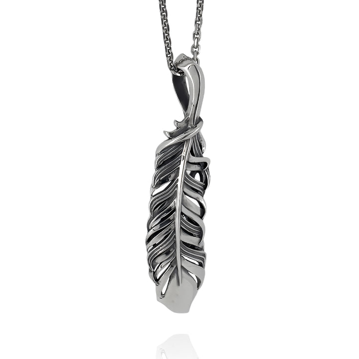 INTELLECTUAL FEATHER PENDANT L / XP-007