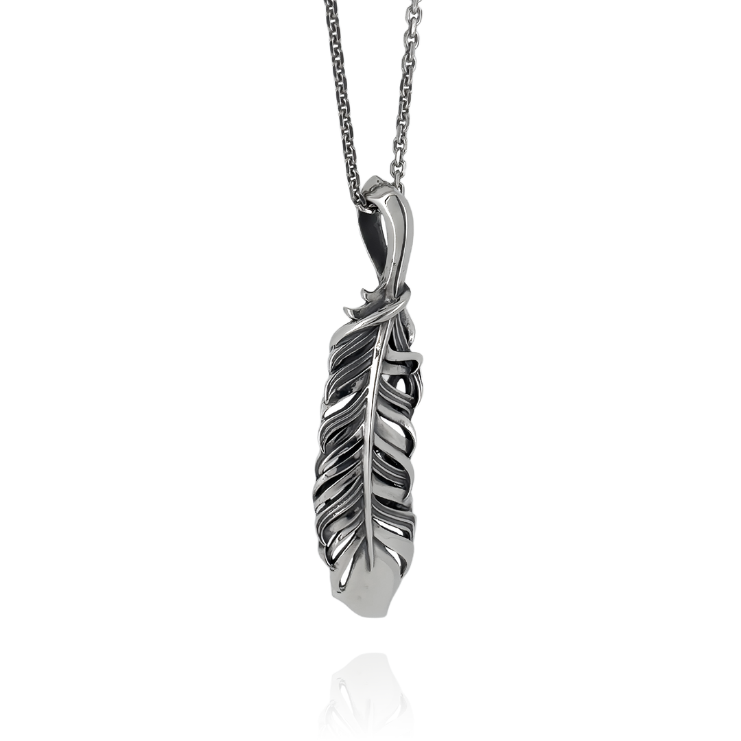 INTELLECTUAL FEATHER PENDANT L/XP-007