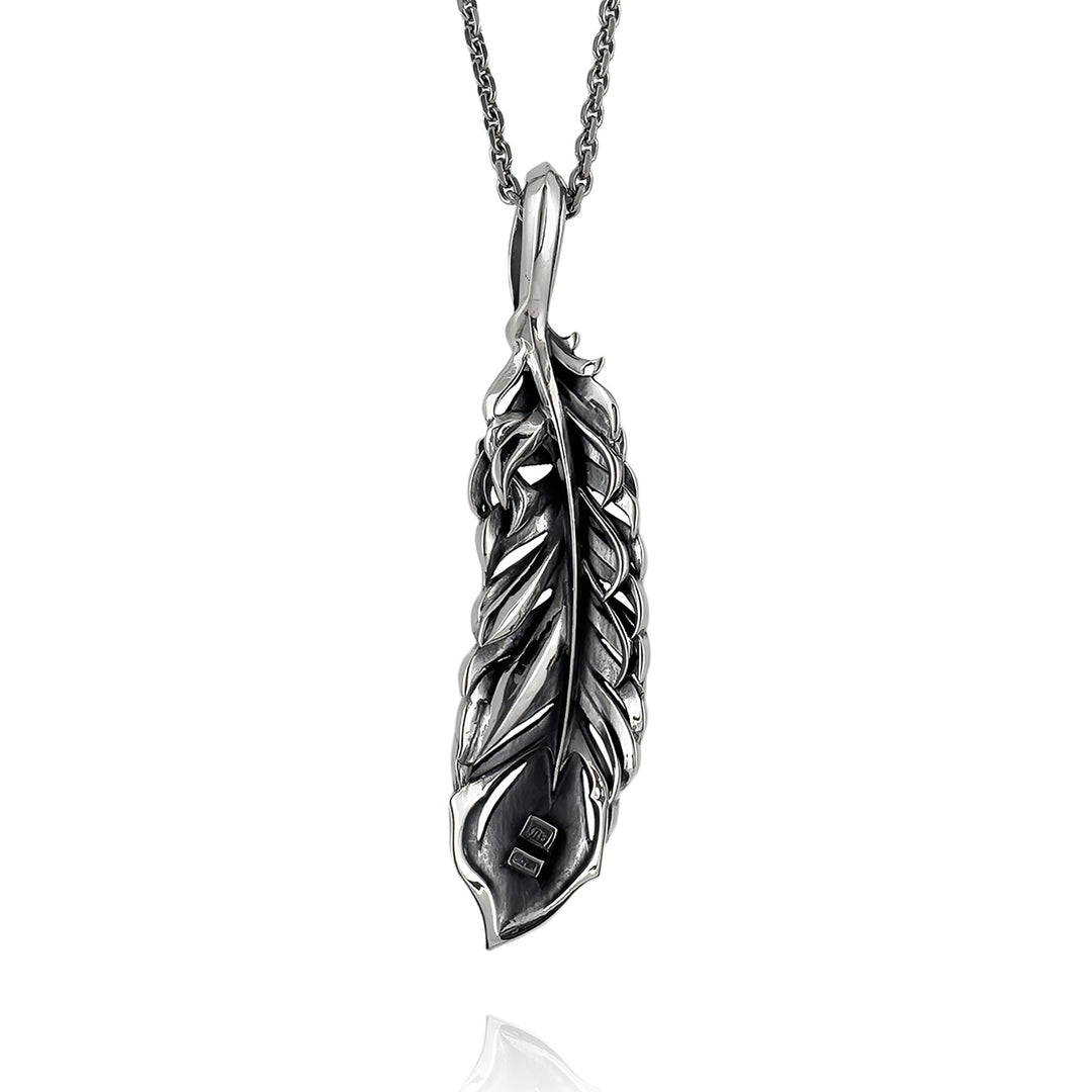 INTELLECTUAL FEATHER PENDANT L / XP-007