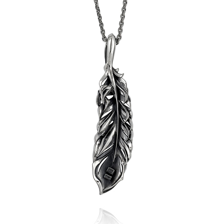 INTELLECTUAL FEATHER PENDANT L / XP-007