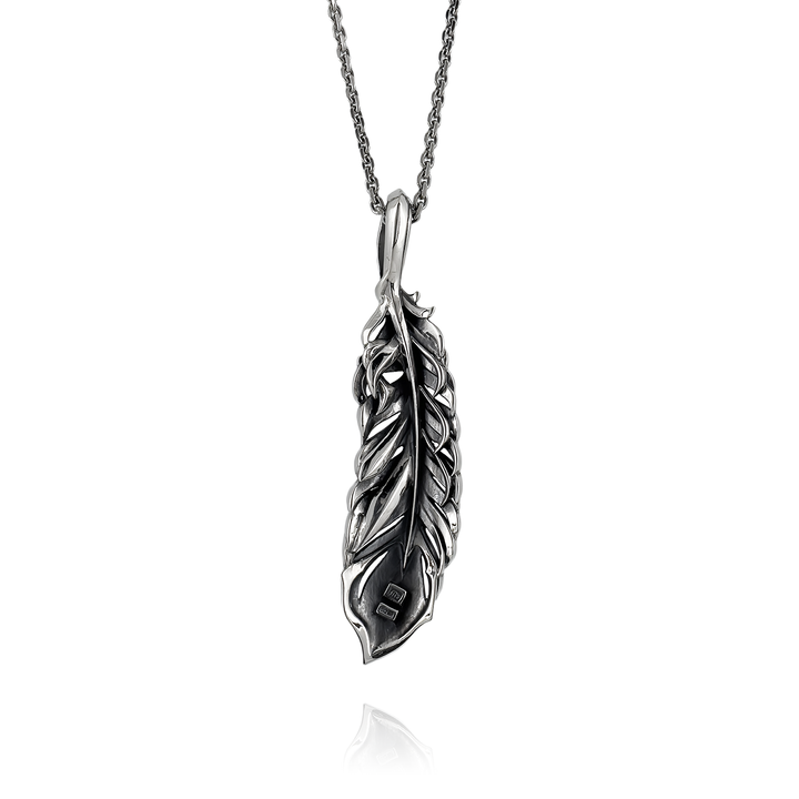 INTELLECTUAL FEATHER PENDANT L/XP-007