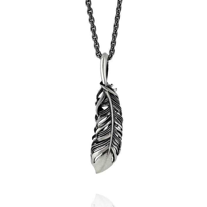 INTELLECTUAL FEATHER PENDANT M / XP-008