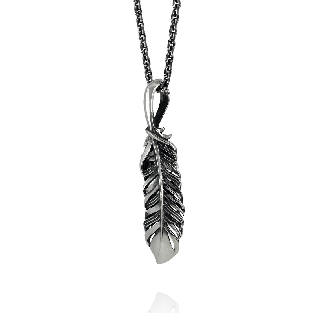 INTELLECTUAL FEATHER PENDANT M / XP-008