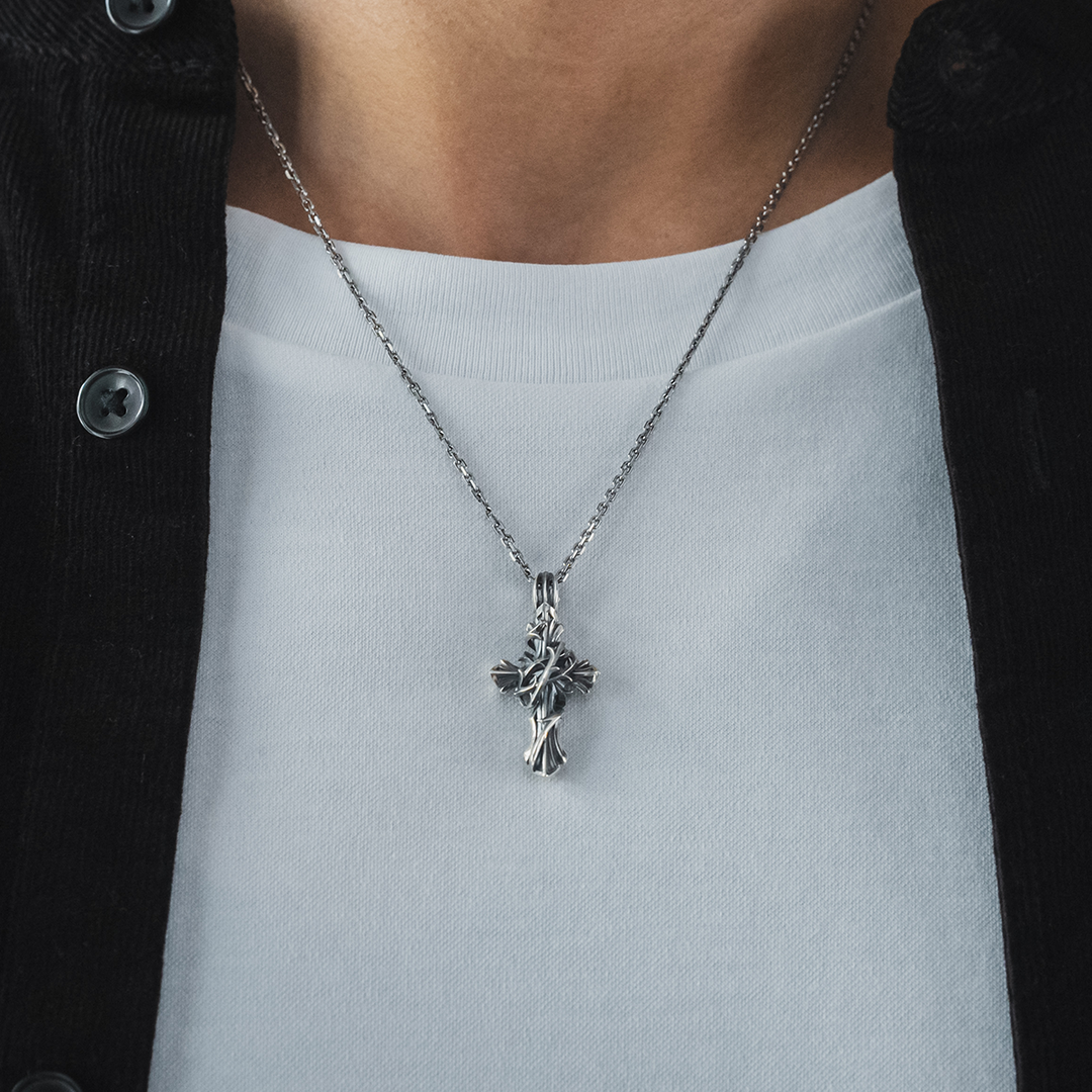 THORN CROSS PENDANT M / XP-015 – BLESS THORN CROSS PENDANT M / XP-015 – BLESS
