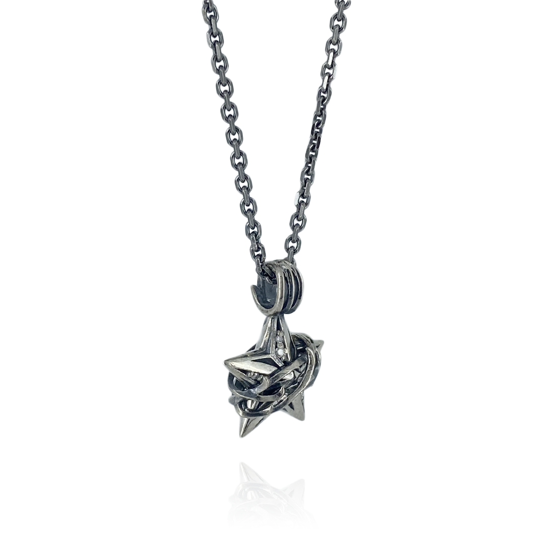 THORN STAR DIAMOND PENDANT M / XP-075