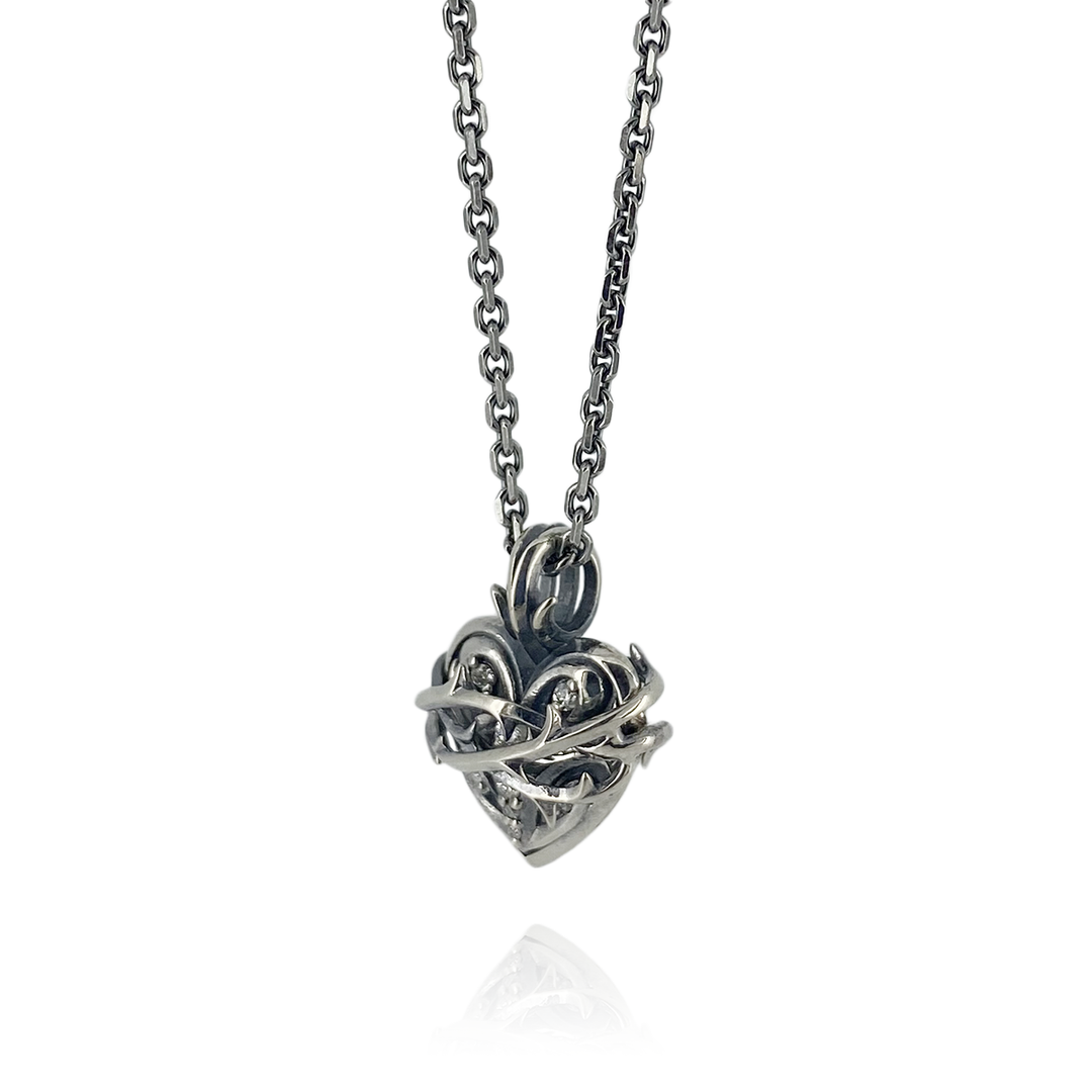 THORN HEART DIAMOND PENDANT M / XP-077