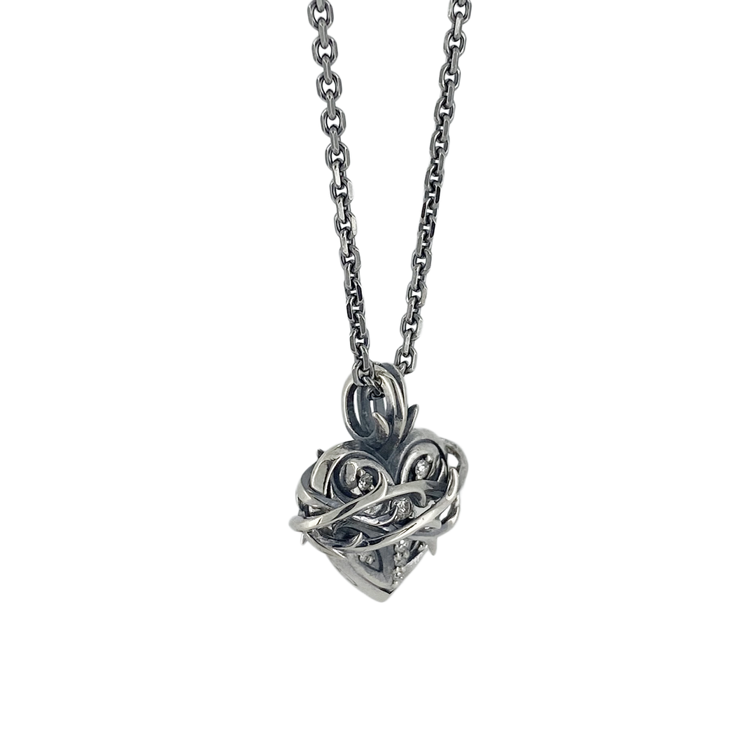 THORN HEART DIAMOND PENDANT M / XP-077