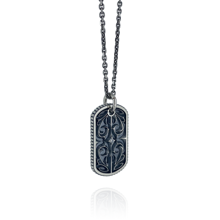 THORN DOG TAG PENDANT / XP-094