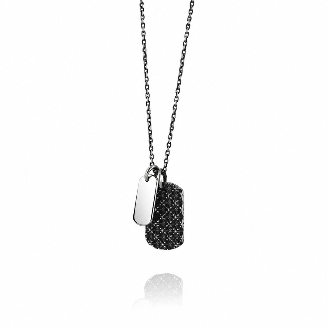 TRIPLE X STUDS DOG TAG PENDANT / XP-139