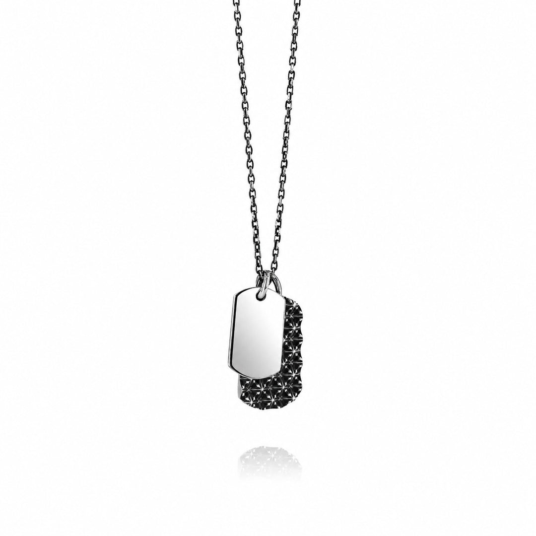 TRIPLE X STUDS DOG TAG PENDANT / XP-139
