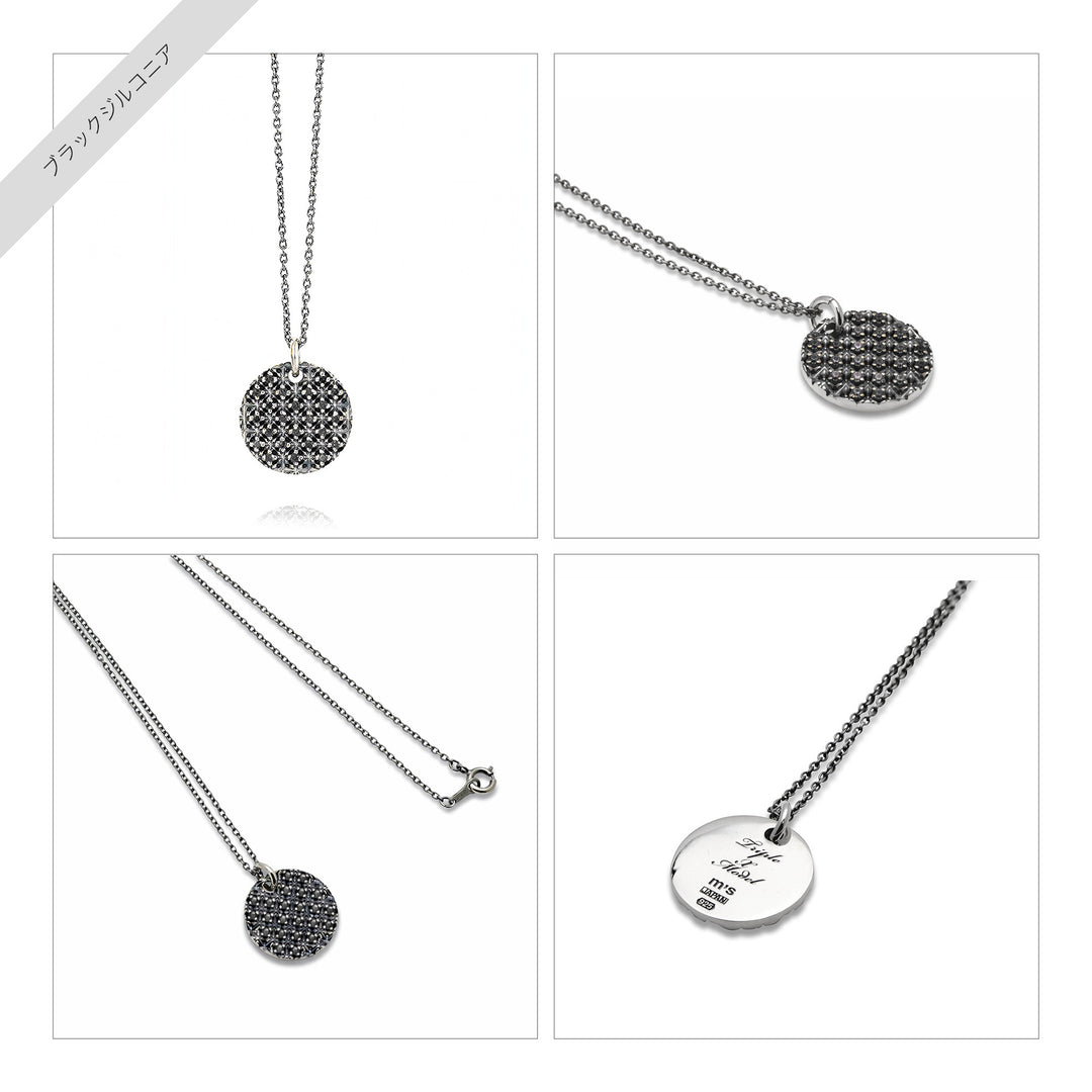 TRIPLE X STUDS COIN MELEE PENDANT / XP-164