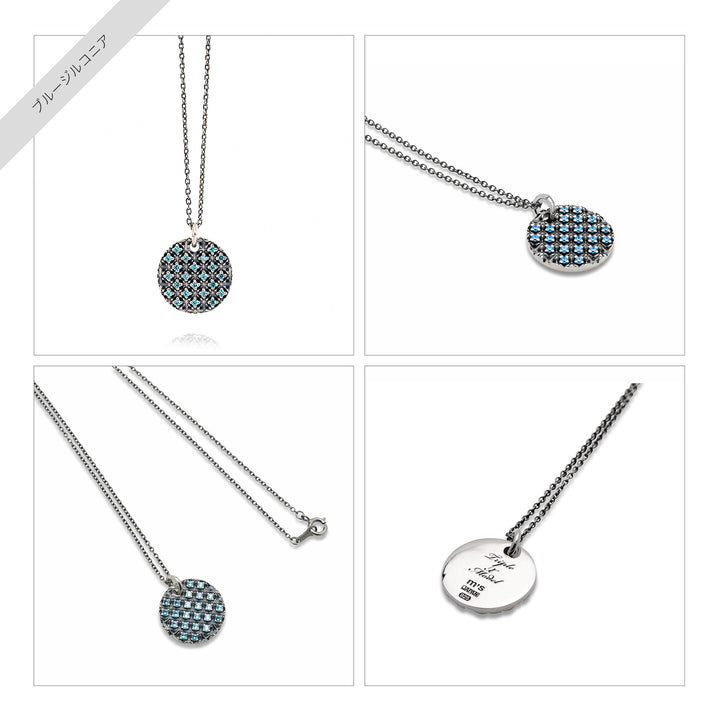 TRIPLE X STUDS COIN MELEE PENDANT / XP-164