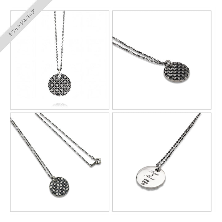 TRIPLE X STUDS COIN MELEE PENDANT / XP-164