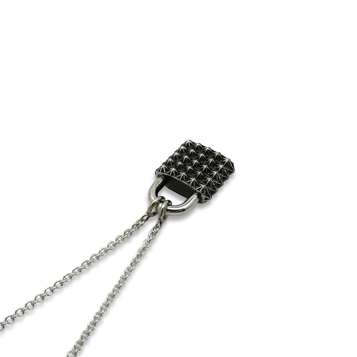 TRIPLE X STUDS PADLOCK PENDANT / XP-184