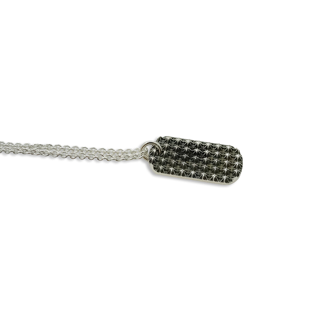 TRIPLE X STUDS DOG TAG PENDANT / XP-187