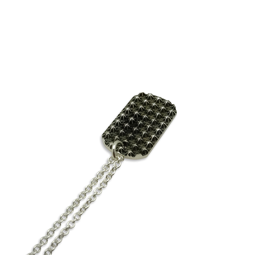 TRIPLE X STUDS DOG TAG PENDANT / XP-187
