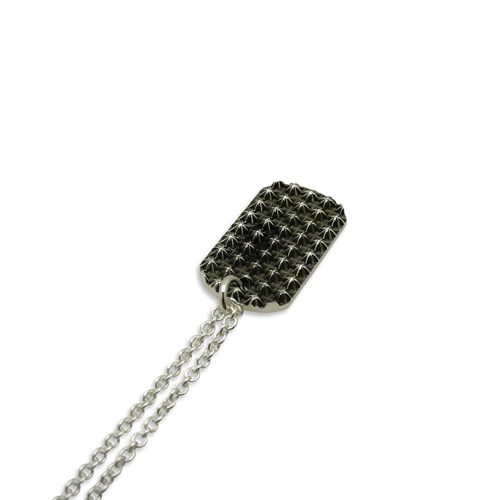 TRIPLE X STUDS DOG TAG PENDANT / XP-187