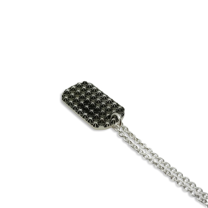 TRIPLE X STUDS DOG TAG PENDANT / XP-187