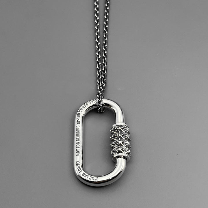TRIPLE X STUDS KARABINER PENDANT / XP-194