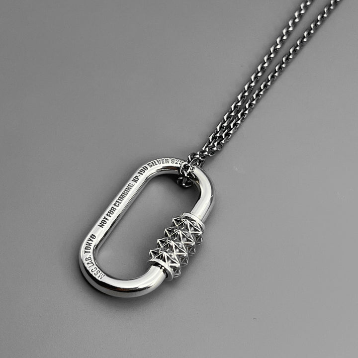 TRIPLE X STUDS KARABINER PENDANT / XP-194