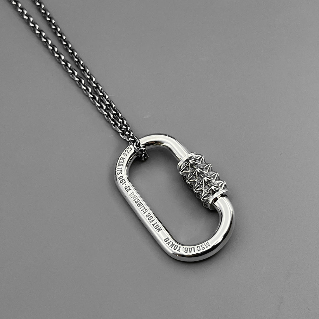 TRIPLE X STUDS KARABINER PENDANT / XP-194