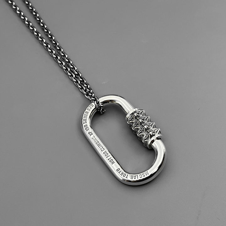 TRIPLE X STUDS KARABINER PENDANT / XP-194
