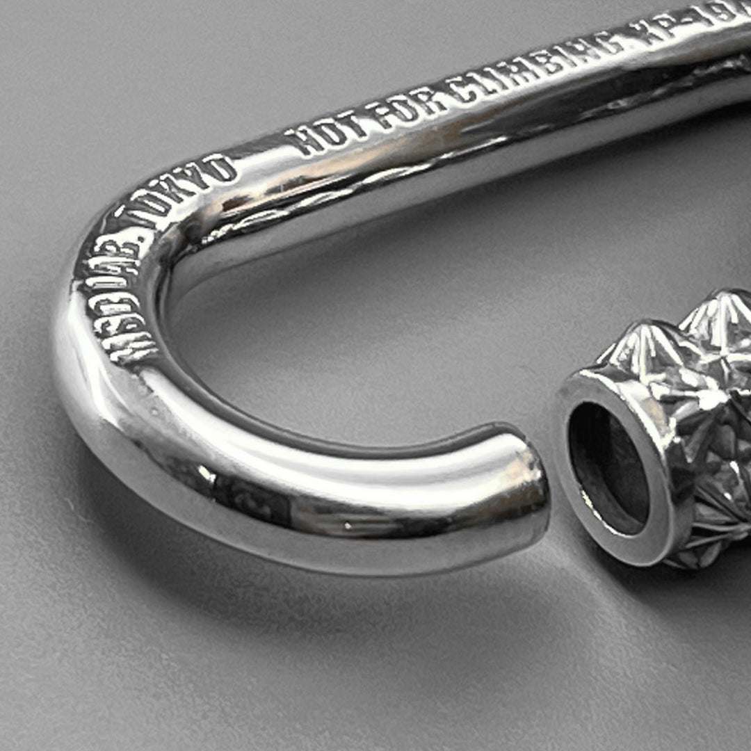TRIPLE X STUDS KARABINER PENDANT / XP-194