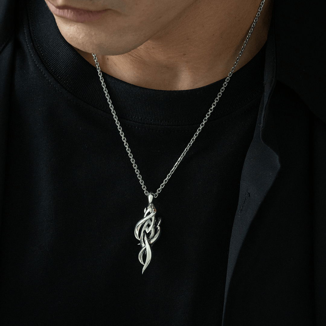 TENTACLES EDITION SHARP DOBLE RING PENDANT / XP-207