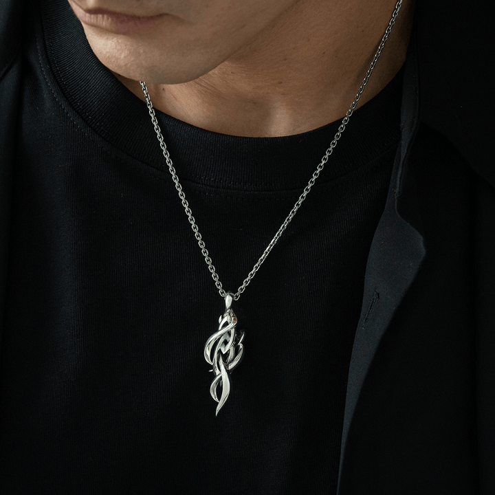 TENTACLES EDITION SHARP DOBLE RING PENDANT / XP-207
