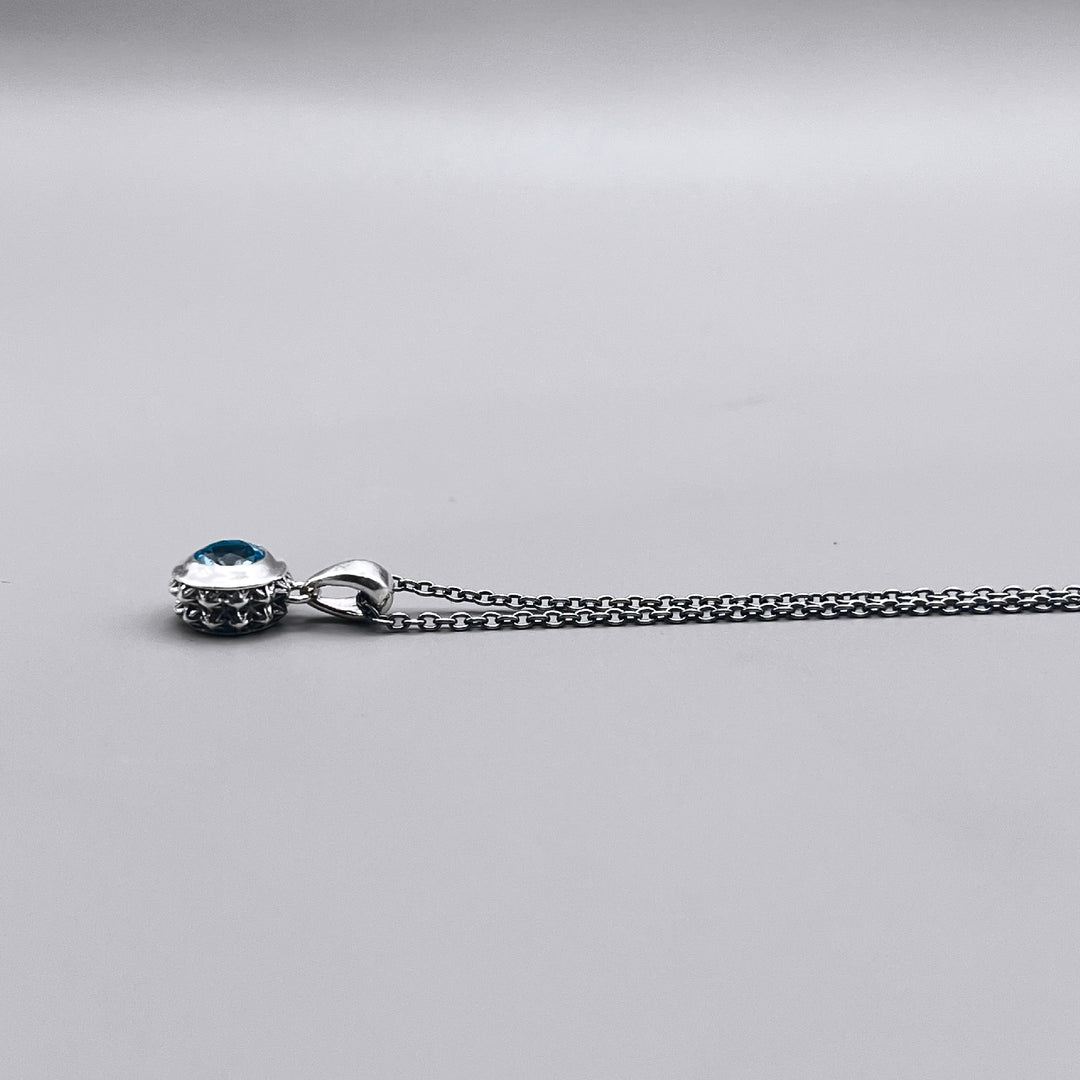 TRIPLE X STUDS SOLITAIRE BIRTHDAY 5mm STONE PENDANT / XP-214BTP