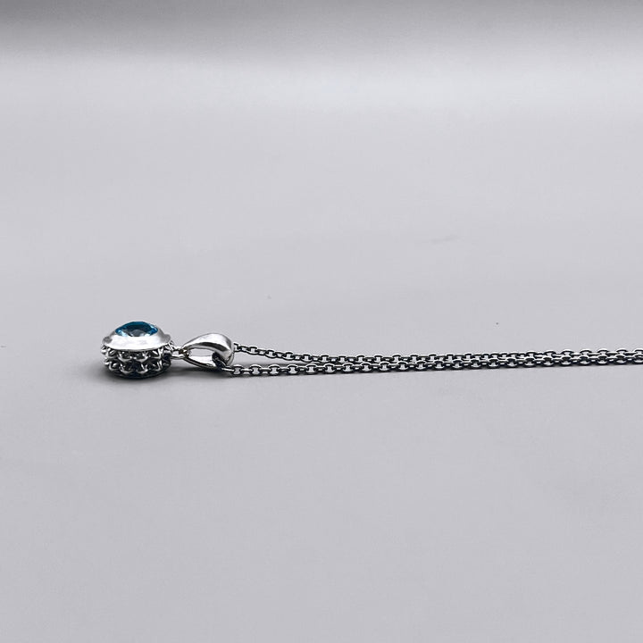 TRIPLE X STUDS SOLITAIRE BIRTHDAY 5mm STONE PENDANT / XP-214BTP
