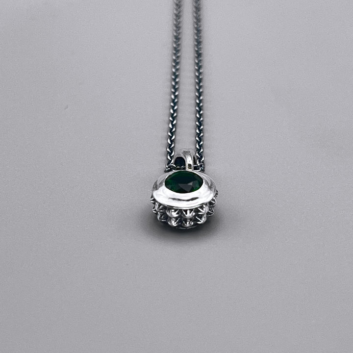 TRIPLE X STUDS SOLITAIRE BIRTHDAY 5mm STONE PENDANT / XP-214EMG