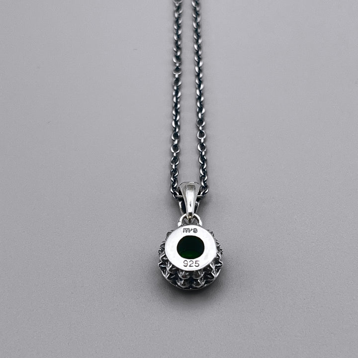 TRIPLE X STUDS SOLITAIRE BIRTHDAY 5mm STONE PENDANT / XP-214EMG