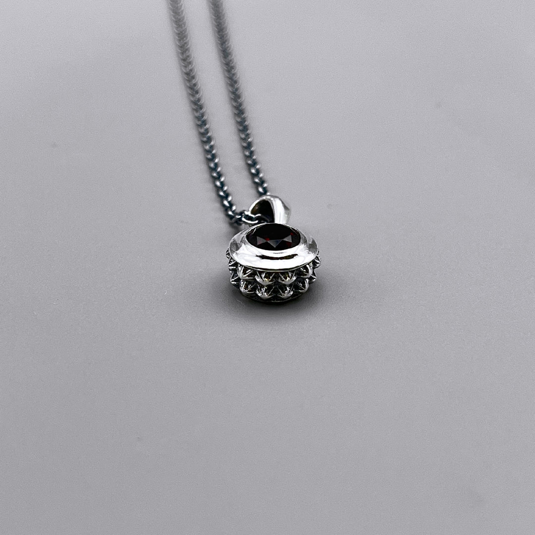 TRIPLE X STUDS SOLITAIRE BIRTHDAY 5mm STONE PENDANT / XP-214GN
