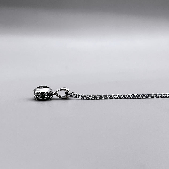TRIPLE X STUDS SOLITAIRE BIRTHDAY 5mm STONE PENDANT / XP-214GN